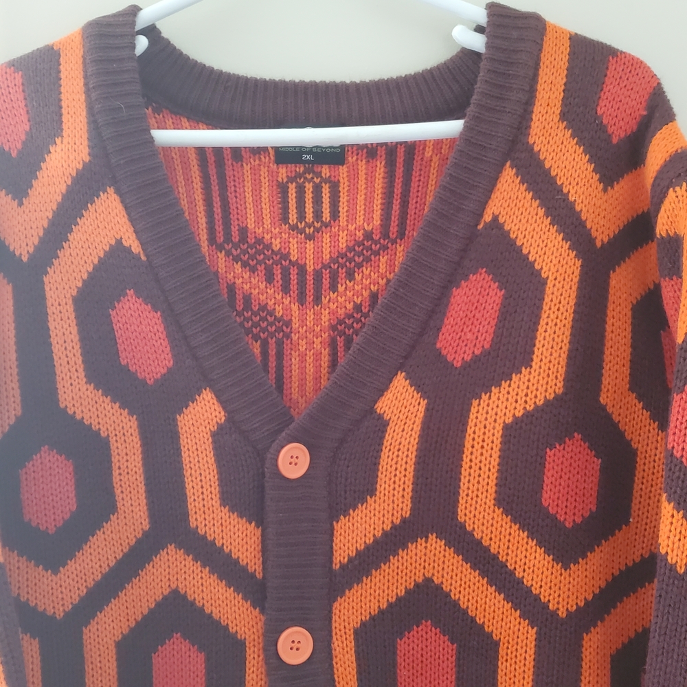 The Shining Overlook Hotel Button-Up Sweater - Picture 4 of 13